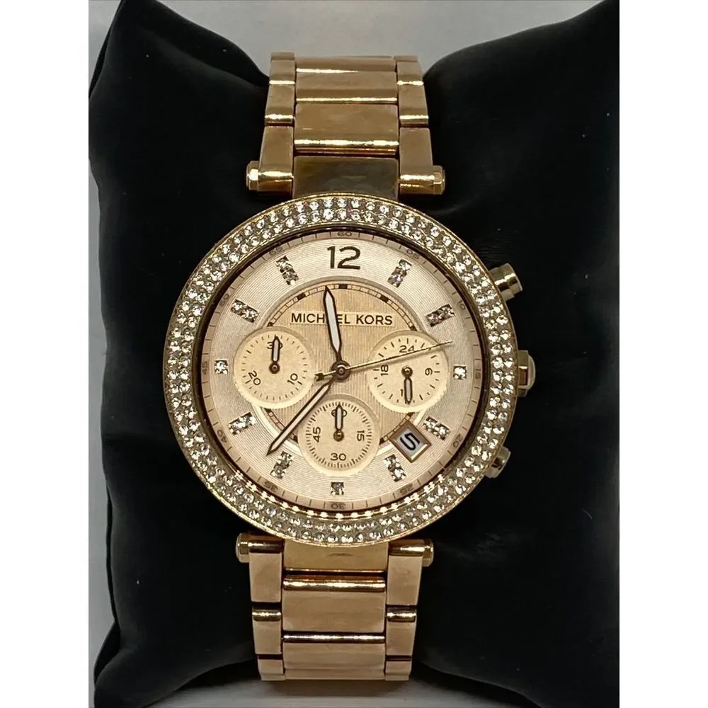 Michael Kors MK5538 Women's Gold Stainless Steel Quartz Analog Dial Watch GE520